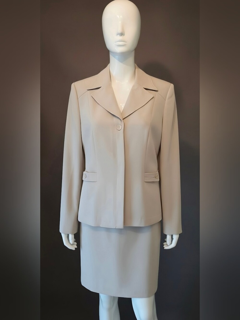 Like New!! Vintage 90's Alyn Paige Skirt Suit,The "Ally McBeal" Silhouette Style